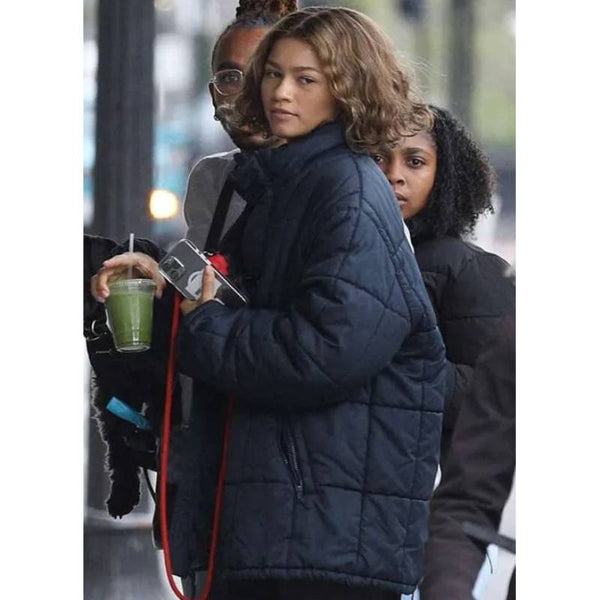 Zendaya Challengers Blue Jacket